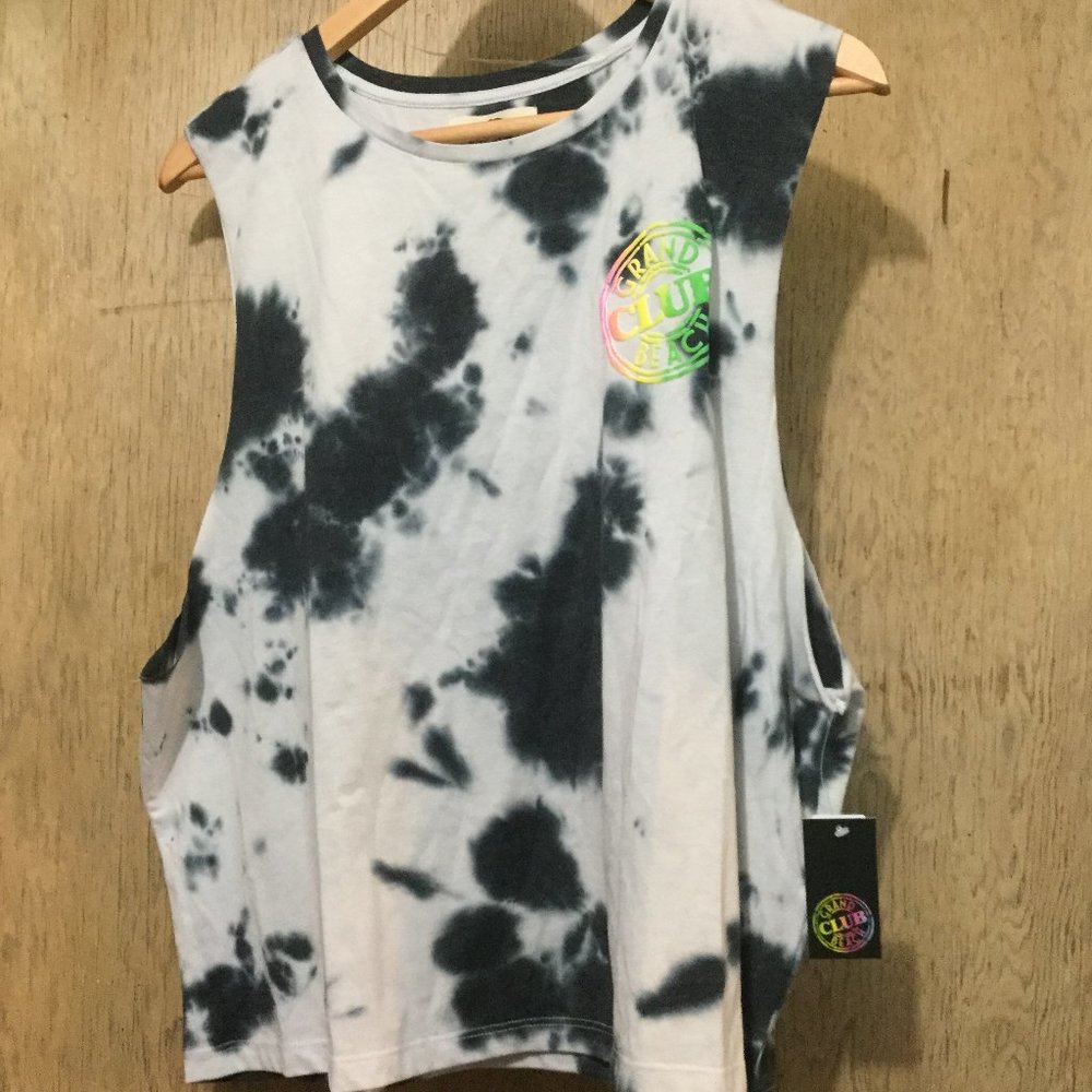NWT  Grand beach club  plus size cropped tank top size 1X